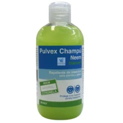 PULVEX CHAMPU NEEM Repelente de insectos para perros y Gatos
