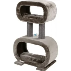 RASCADOR TREE RUBIN GRIS Y ROJO 94x58x29 cm Juguete para Gatos