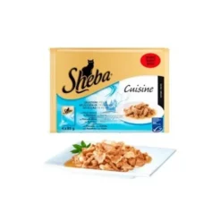 SHEBA SELEZIONE PESCADO SALSA 13 x 4 x 85 g Comida para Gatos