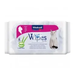 TOALLITAS VITAKRAFT ALOE VERA GATO 10x20 Unidades Higiene de Gatos