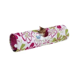 TUNEL FLOWER GATO 25x90 cm Juegos para Gatos
