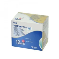 VETPEN AGUJAS NEEDLES 12 mm 100 uds Aplicador isulina para perros y gatos