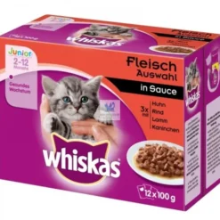 WHISKAS JUNIOR SELECCION 13x4x100 gr Comida para Gatos