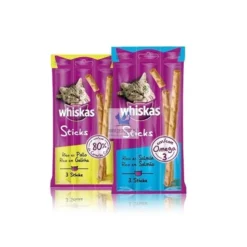 WHISKAS SNACKS STICKS 28 Unidades Snacks para Perros