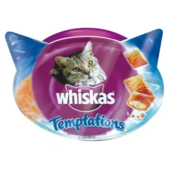 WHISKAS TEMPTATIONS 8x60 gr Varios Sabores Snaks para Gatos